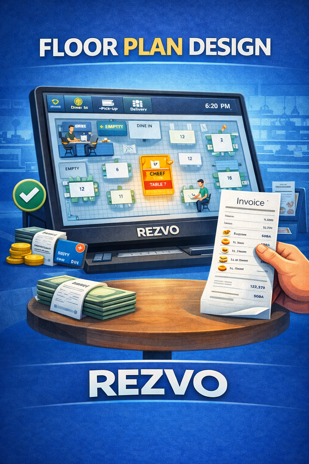 Floor and Tables Management System